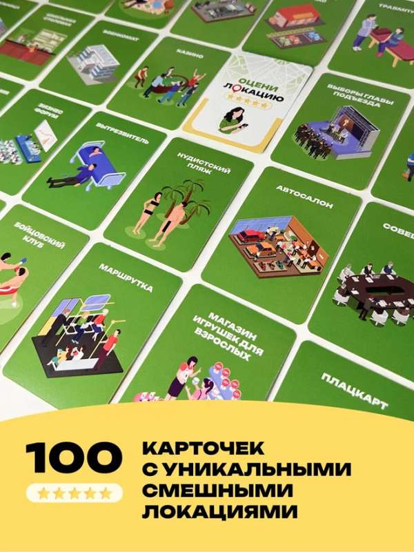 Настольная игра - Оцени локацию