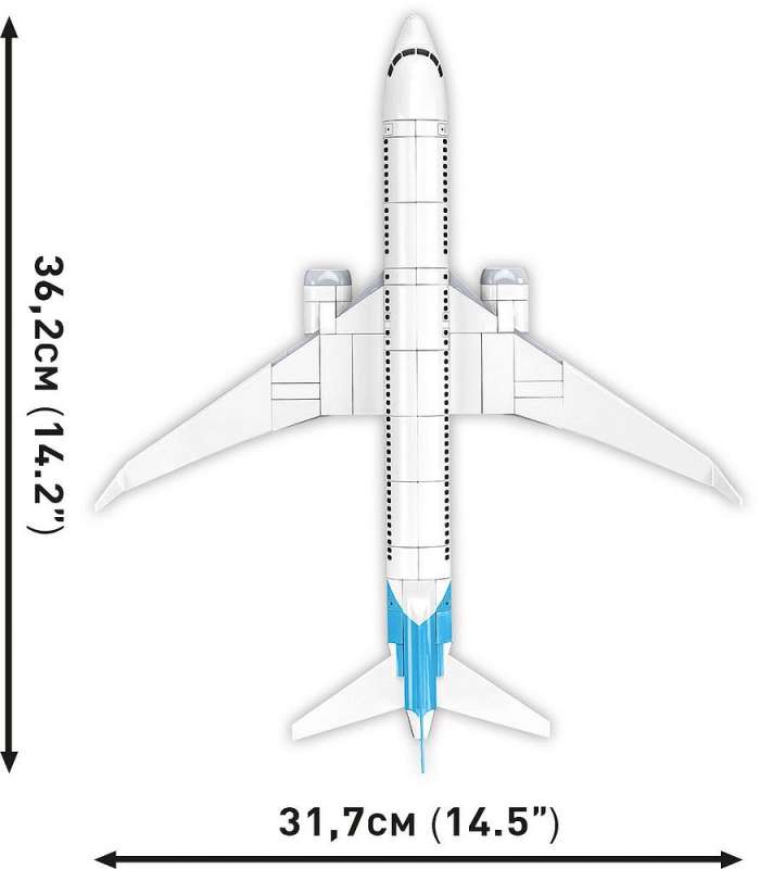 Конструктор - COBI Boeing 737-8, 340 деталей