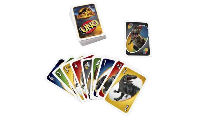 Настольная игра - UNO Jurassic World 3 Карты