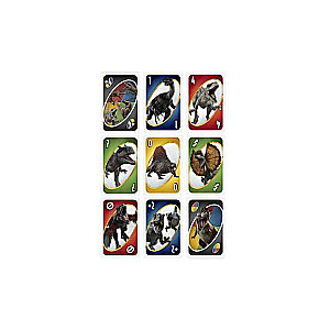 Настольная игра - UNO Jurassic World 3 Карты