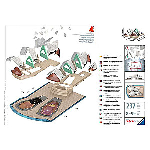 3D пазл Sydney Opera, 237 шт.