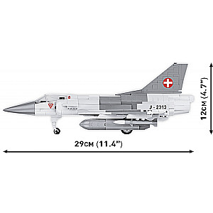 Конструктор - COBI Mirage III S Swiss AIR Force, 453 детали