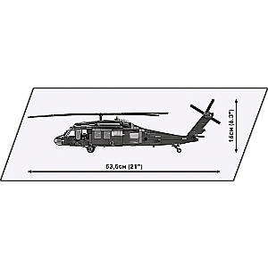 Конструктор - COBI Sikorsky UH-60 Black Hawk, 905 деталей