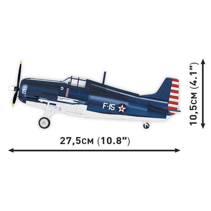 Конструктор - COBI F4F Wildcat, 375 деталей