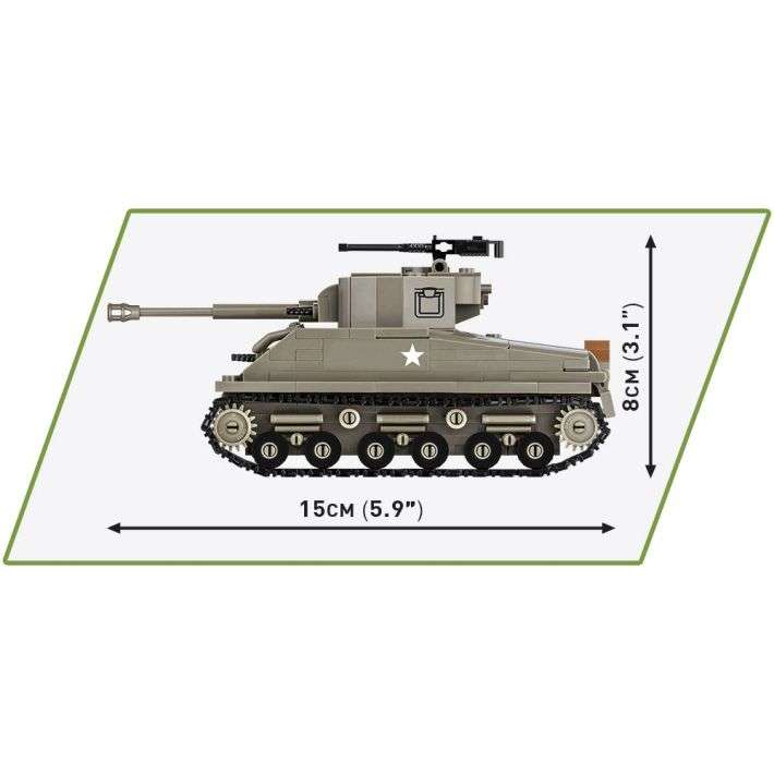 Конструктор - COBI M4A3E8 Sherman, 320 деталей