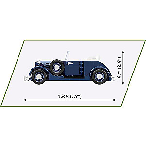 Конструктор - COBI Horch830BK Cabriolet, 243 детали