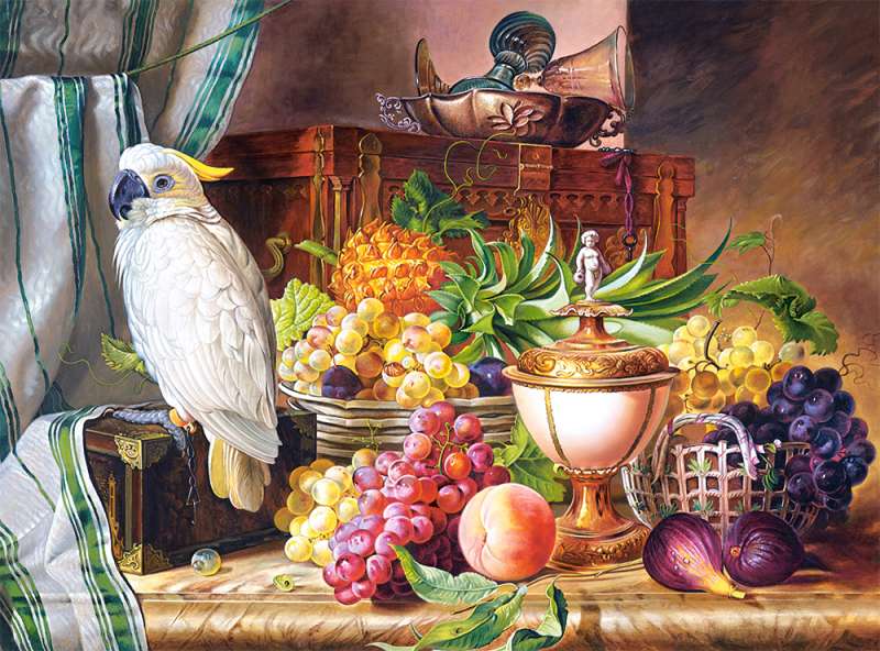 Пазл Copy of Still Life With Fruit and a Cockatoo, Josef Schuster 3000 дет.