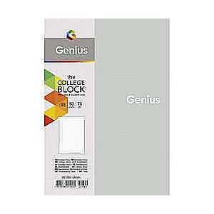 Тетрадь B5, 80 листов в клетку Genius, ассорти