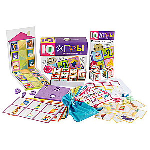 Сундучок с  IQ играми. Математика. Форма и счет. 3-5 лет