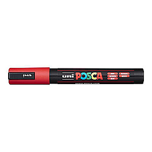 Маркер на водной основе UNI Posca PC-5M красный