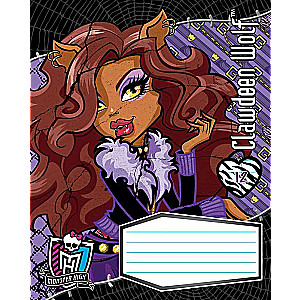 Тетрадь 12л линия Monster High 