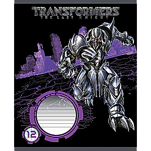 Тетрадь 12л клетка Transformers