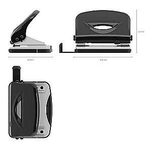 Дырокол ErichKrause U20 до 20 листов, ассорти 