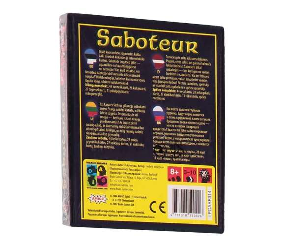 Настольная игра - Saboteur (Вредитель)