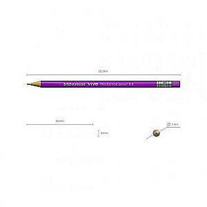 Карандаш механический ErichKrause Vivo 0.5мм, НВ