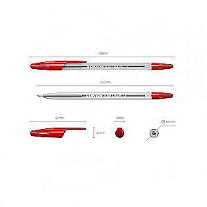 Ручка шариковая ErichKrause R-301 Classic Stick 1.0, цвет чернил зеленый