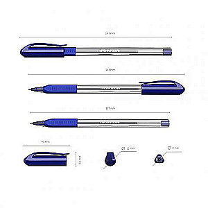 Ручка шариковая ErichKrause U-19, Ultra Glide Technology, цвет чернил фиолетовый