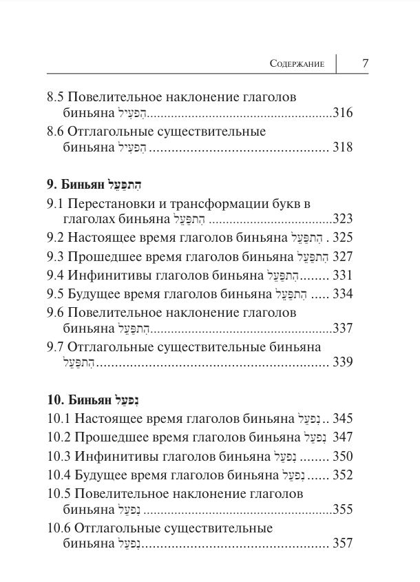 Все правила иврита в схемах и таблицах