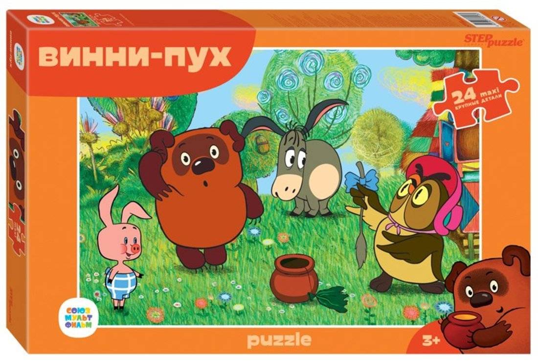 Мозаика puzzle maxi 24 Винни Пух