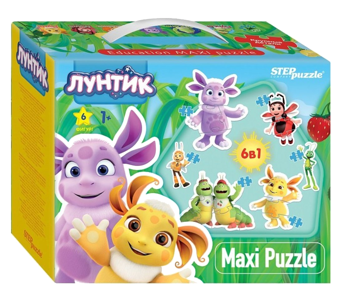 Мозаика puzzle 6в1 Лунтик