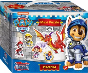 Мозаика "puzzle" 6в1 "Щенячий патруль"