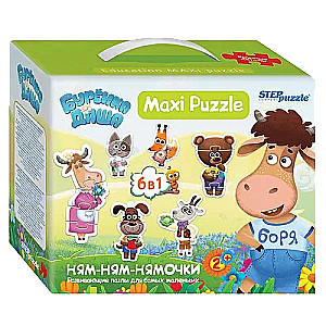 Мозаика "puzzle" 6в1 "Буренка Даша"