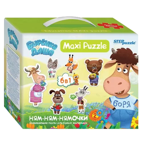 Мозаика "puzzle" 6в1 "Буренка Даша"