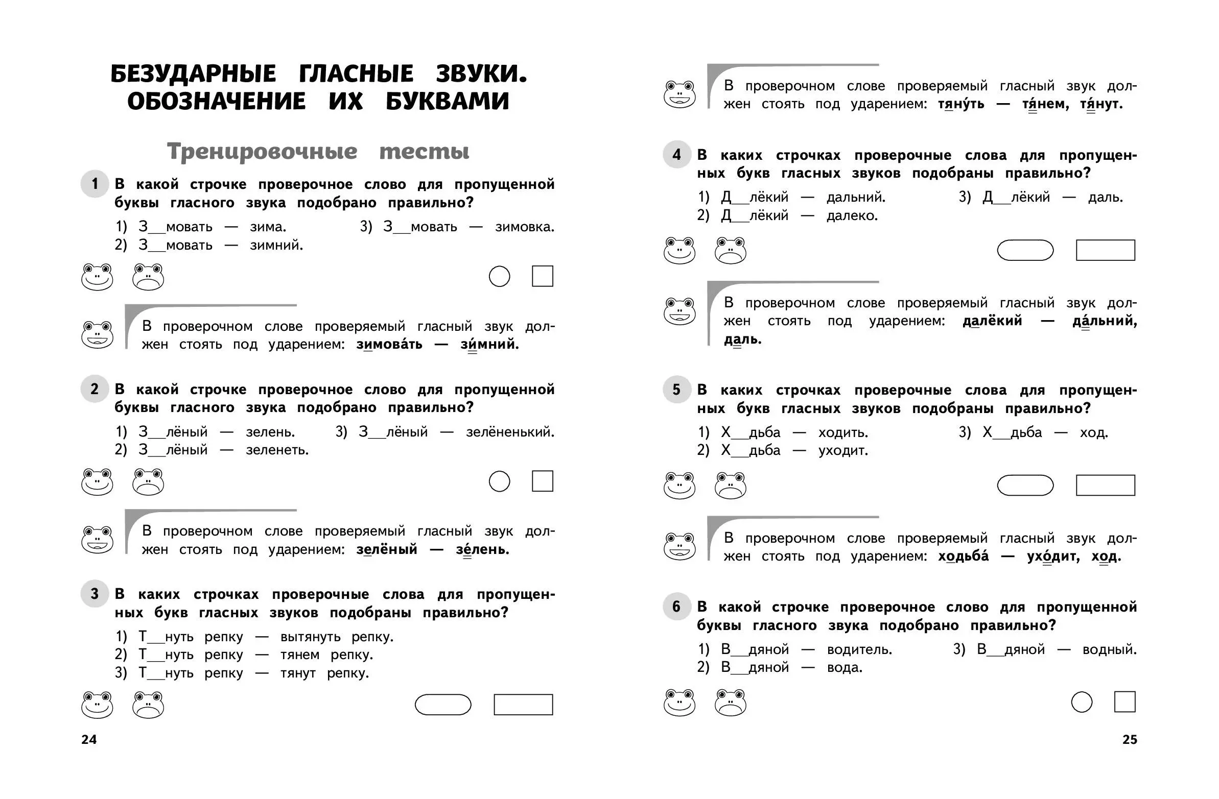 Русский язык. 1 класс. Обучающие и контрольные тесты