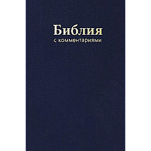 Библия. Книги Священного Писания Ветхого и Нового Завета. В Синодальном переводе с комментариями