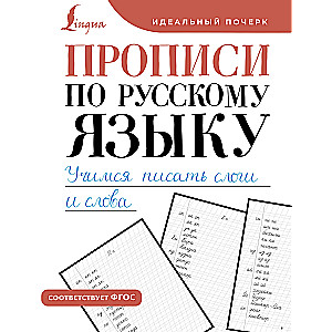 Прописи по русскому языку. Учимся писать слоги и слова