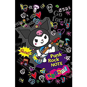 Kuromi. Punk Rock Note