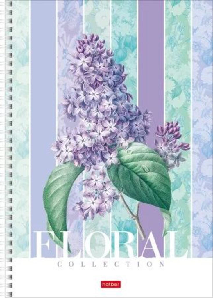 Тетрадь Floral collection 4 диз.в блоке