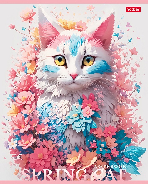 Тетрадь "Spring cat"