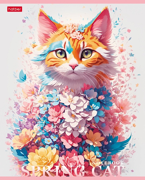 Тетрадь "Spring cat"