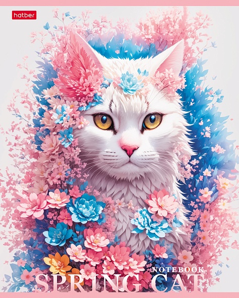 Тетрадь "Spring cat"