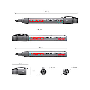 Lackmarker ErichKrause PT-350 (Silber)