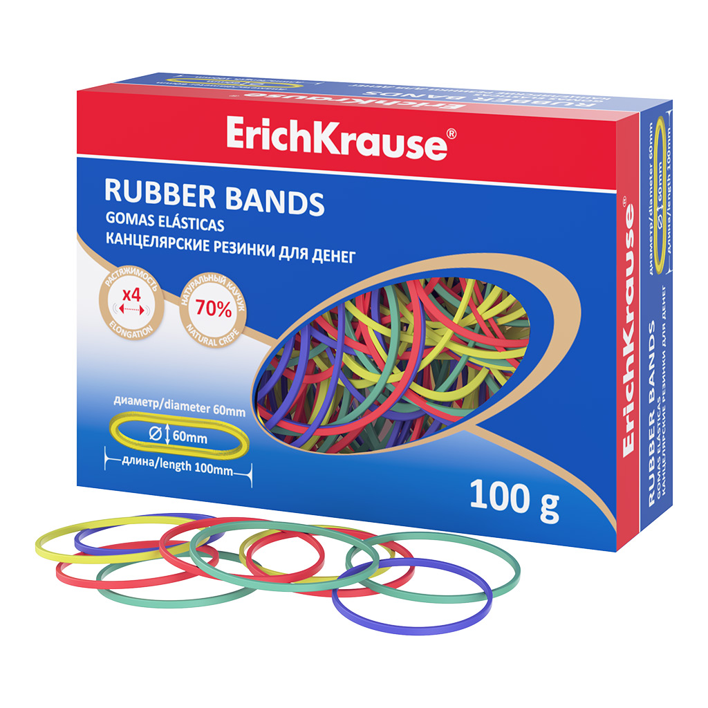 Schreibwaren-Radiergummis für Geld ErichKrause, 100 mm (mehrfarbig)