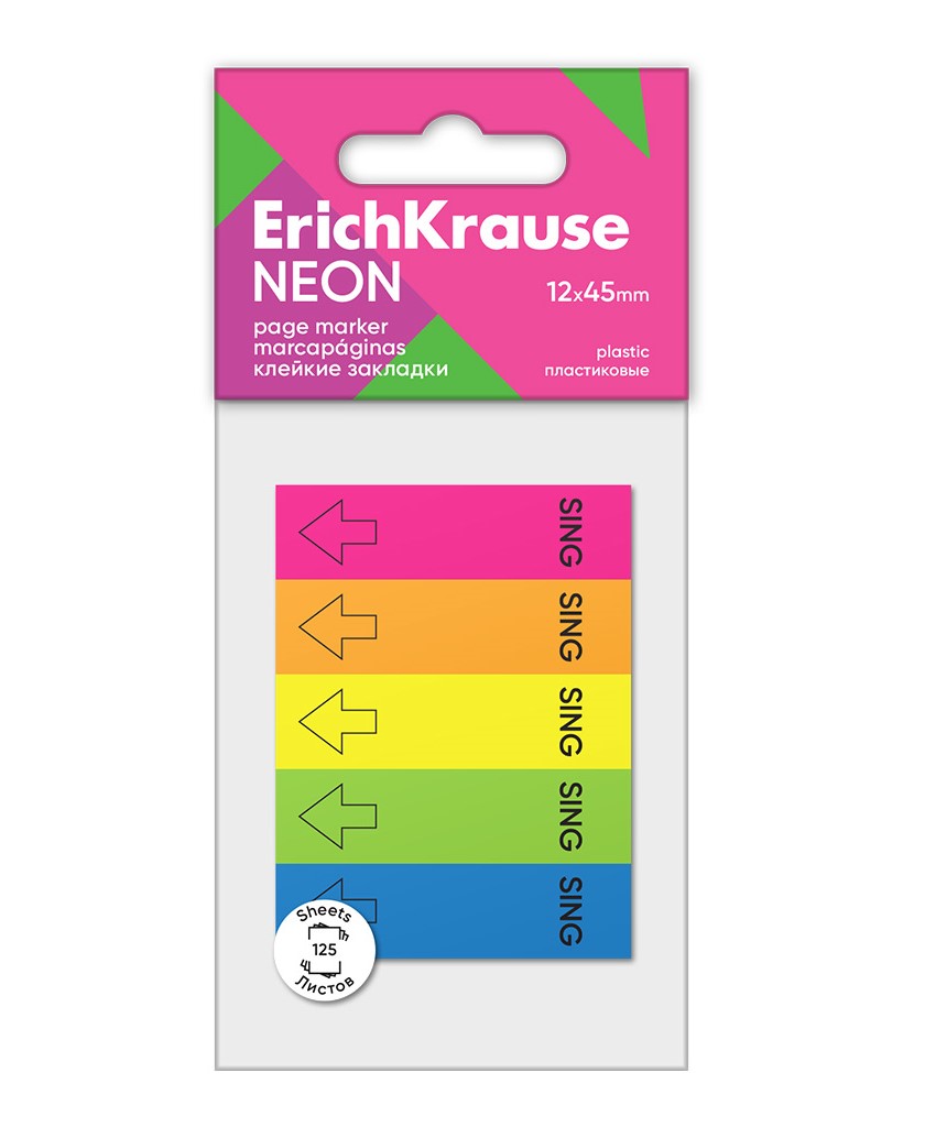 Lesezeichen ErichKrause Neon (5 Farben)