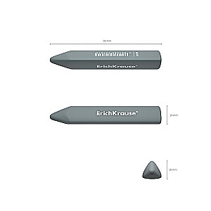 ErichKrause Radiergummi Tri Stick“ (gemischte Farben)