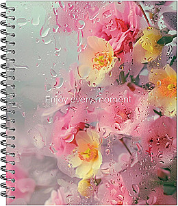 Notizbuch Blumen hinter Glas“