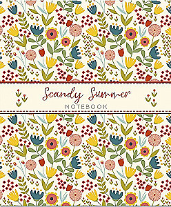 Notizbuch Scandy Summer Pattern“