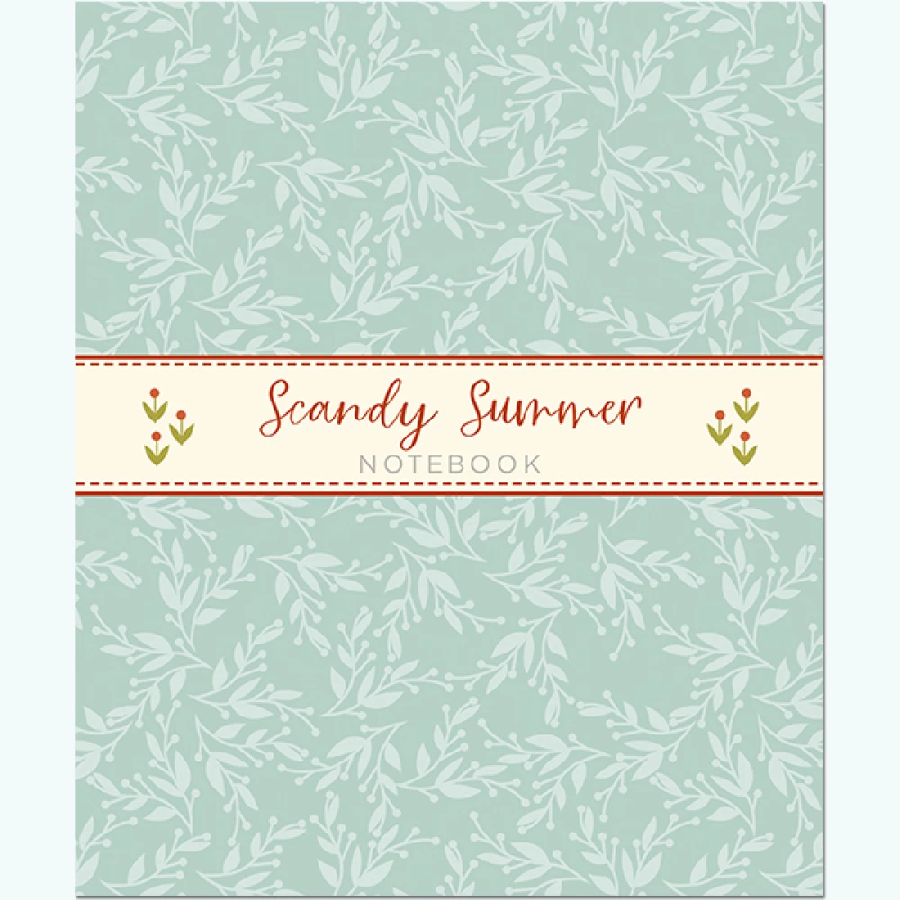 Notizbuch Scandy Summer Pattern“