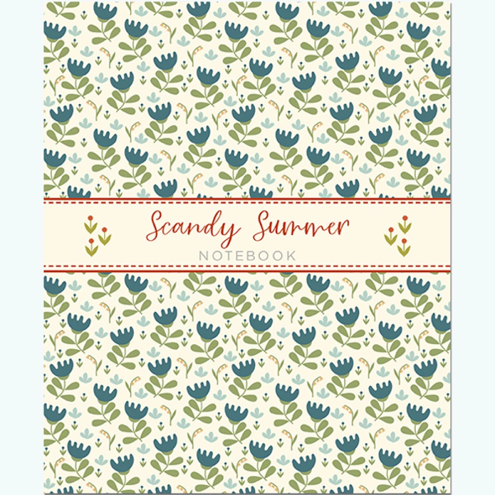 Notizbuch Scandy Summer Pattern“