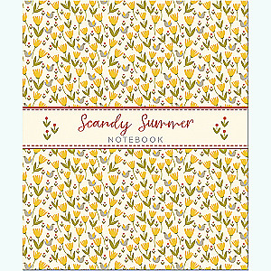 Notizbuch Scandy Summer Pattern“