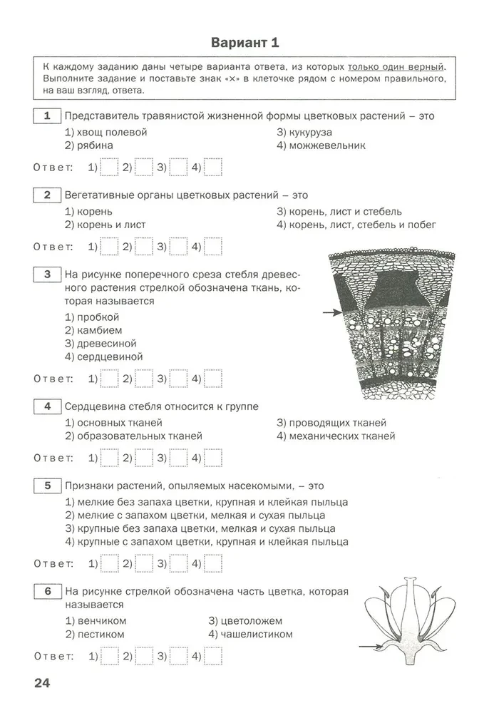 Biologie. 7. Klasse. Probandentests