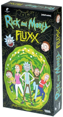 Brettspiel Fluxx. Rick und Morty“