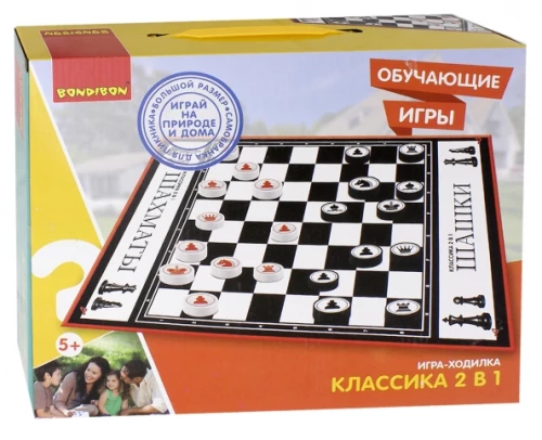 Игра-ходилка обучающая Классика 2 в 1