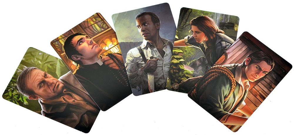 Brettspiel Arkham Horror. Kartenspiel. Ein vergessenes Zeitalter. Detektive“ (Ergänzung)