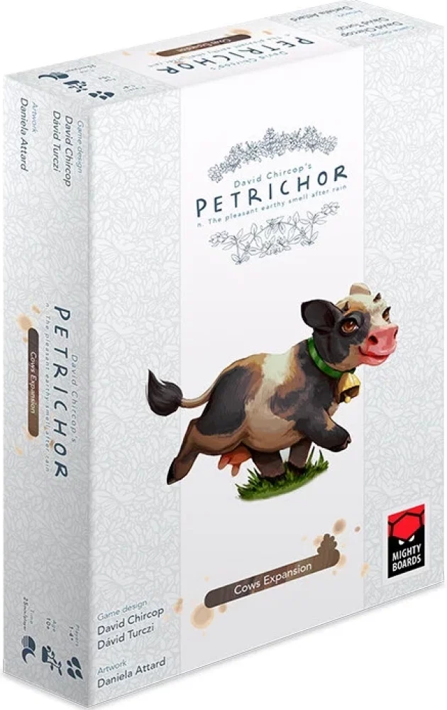 Brettspiel Petrichor. Kühe“ (Ergänzung, auf Englisch)