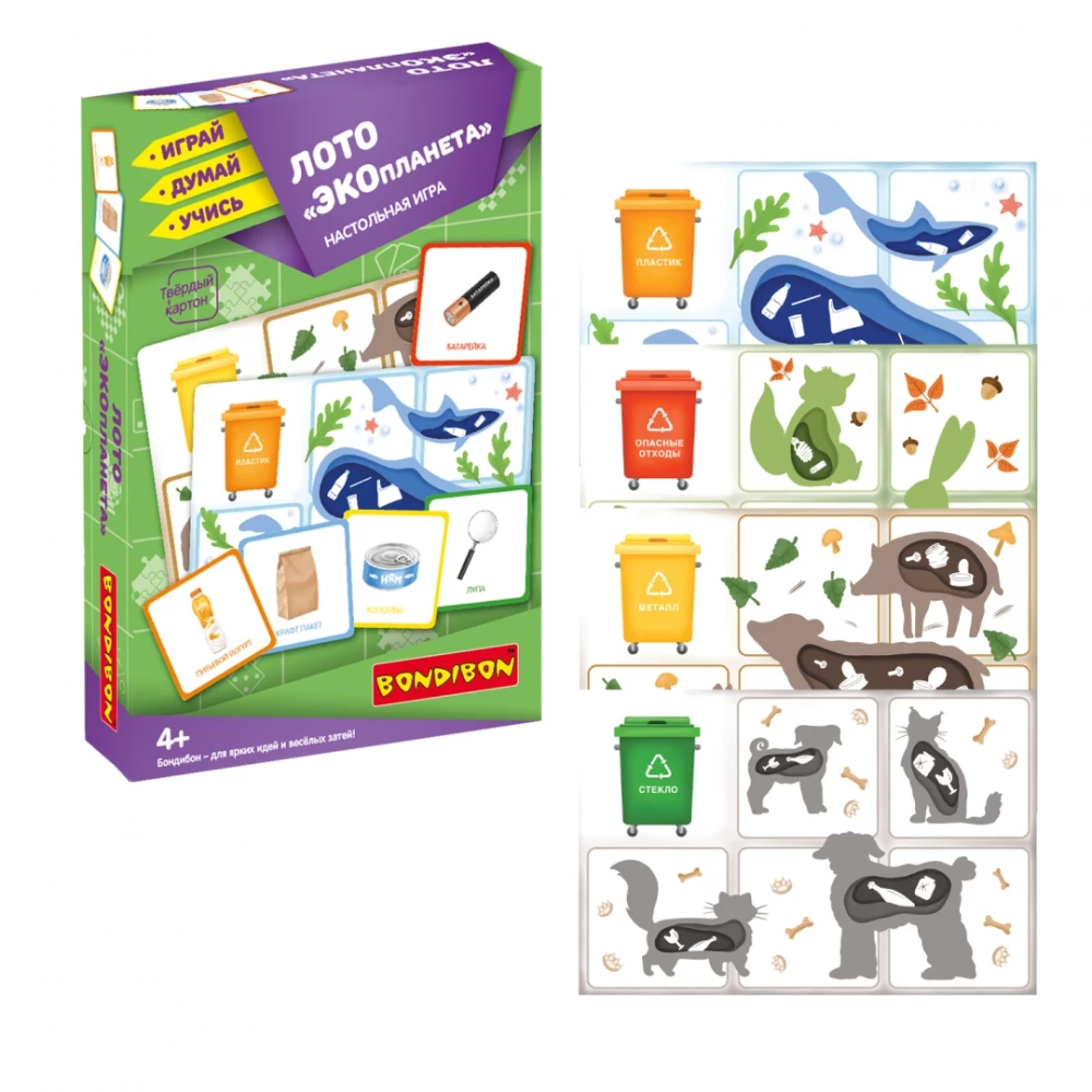 Brettspiel LOTTO ECOplanet“ 2 in 1